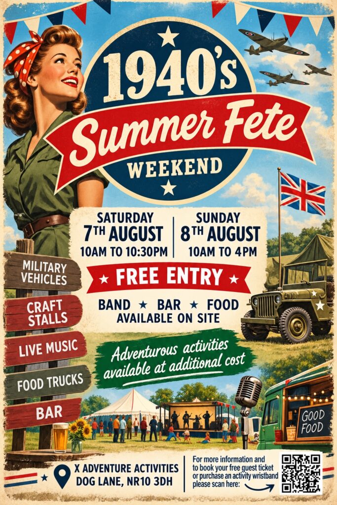 1940's Summer Fete Weekend 2027